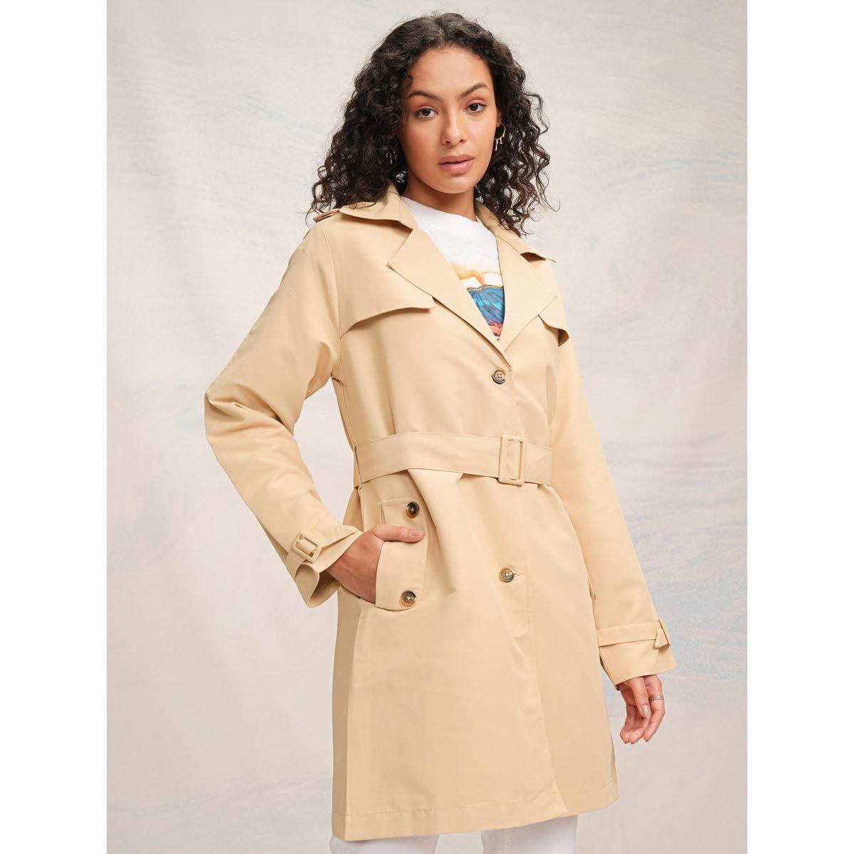 معطف ترنش بطول الركبة مع قصة عادية طوكيو توكيز × ستايلي-women-clothing-coatsandjackets-coats-image-6