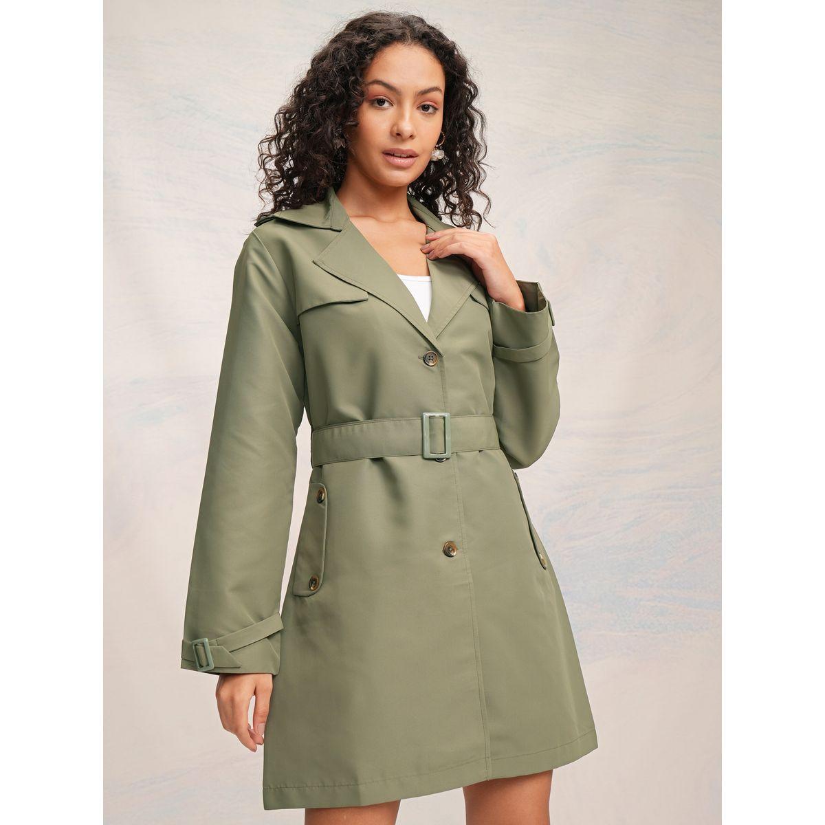 معطف ترنش بطول الركبة مع قصة عادية طوكيو توكيز × ستايلي-women-clothing-coatsandjackets-coats-image-6