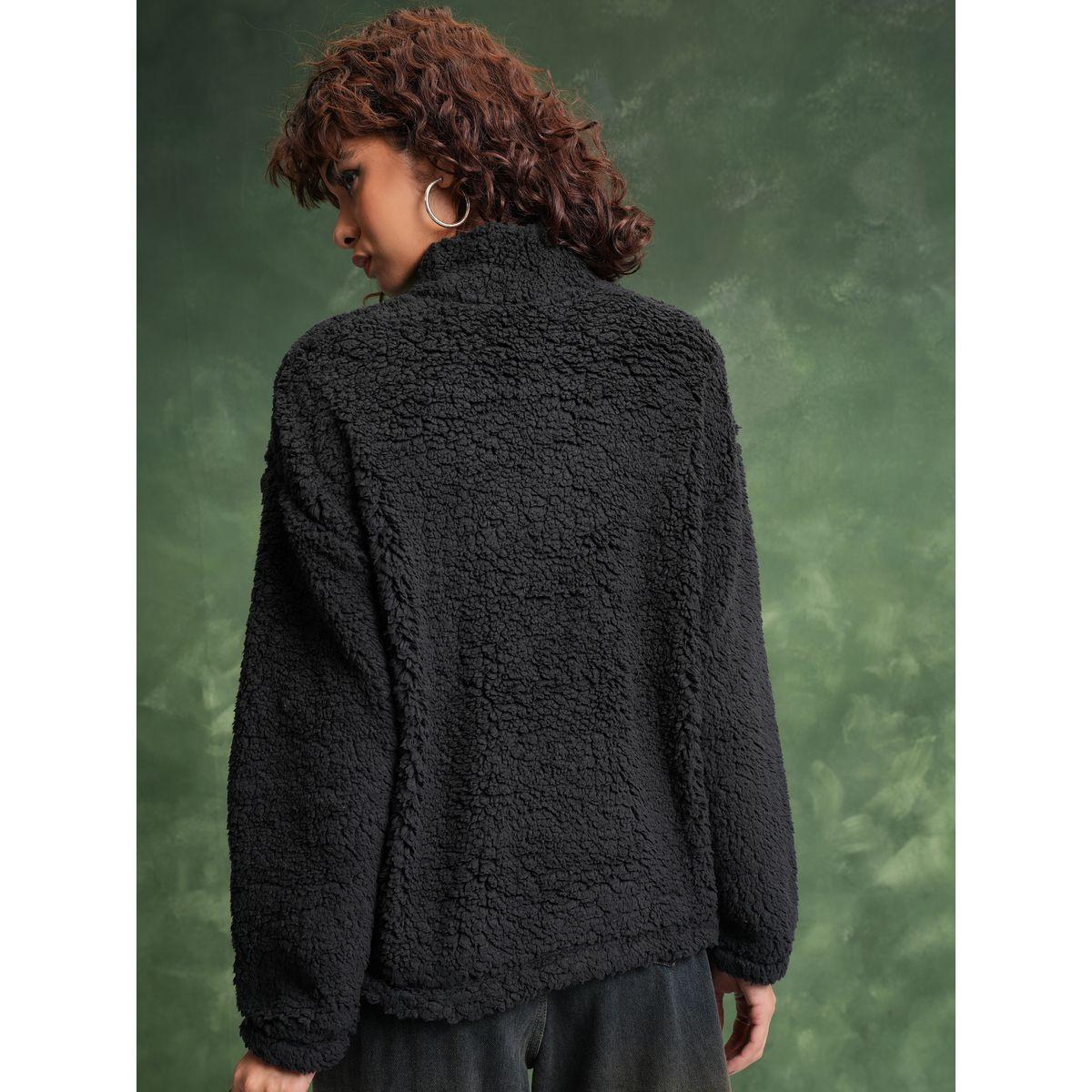 Tokyo Talkies X Styli  Textured Drop Shoulder Oversized Sweatshirt-women-winterwear-hoodiesandsweatshirts-sweatshirts-image-3