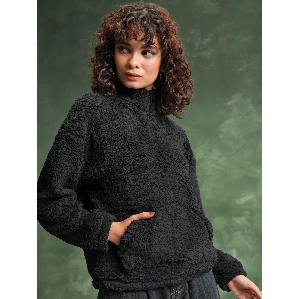 Tokyo Talkies X Styli  Textured Drop Shoulder Oversized Sweatshirt-women-clothing-hoodiesandsweatshirts-sweatshirts-image-6