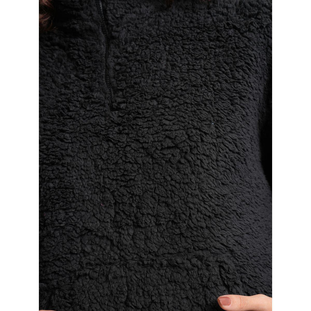 Tokyo Talkies X Styli  Textured Drop Shoulder Oversized Sweatshirt-women-winterwear-hoodiesandsweatshirts-sweatshirts-image-7