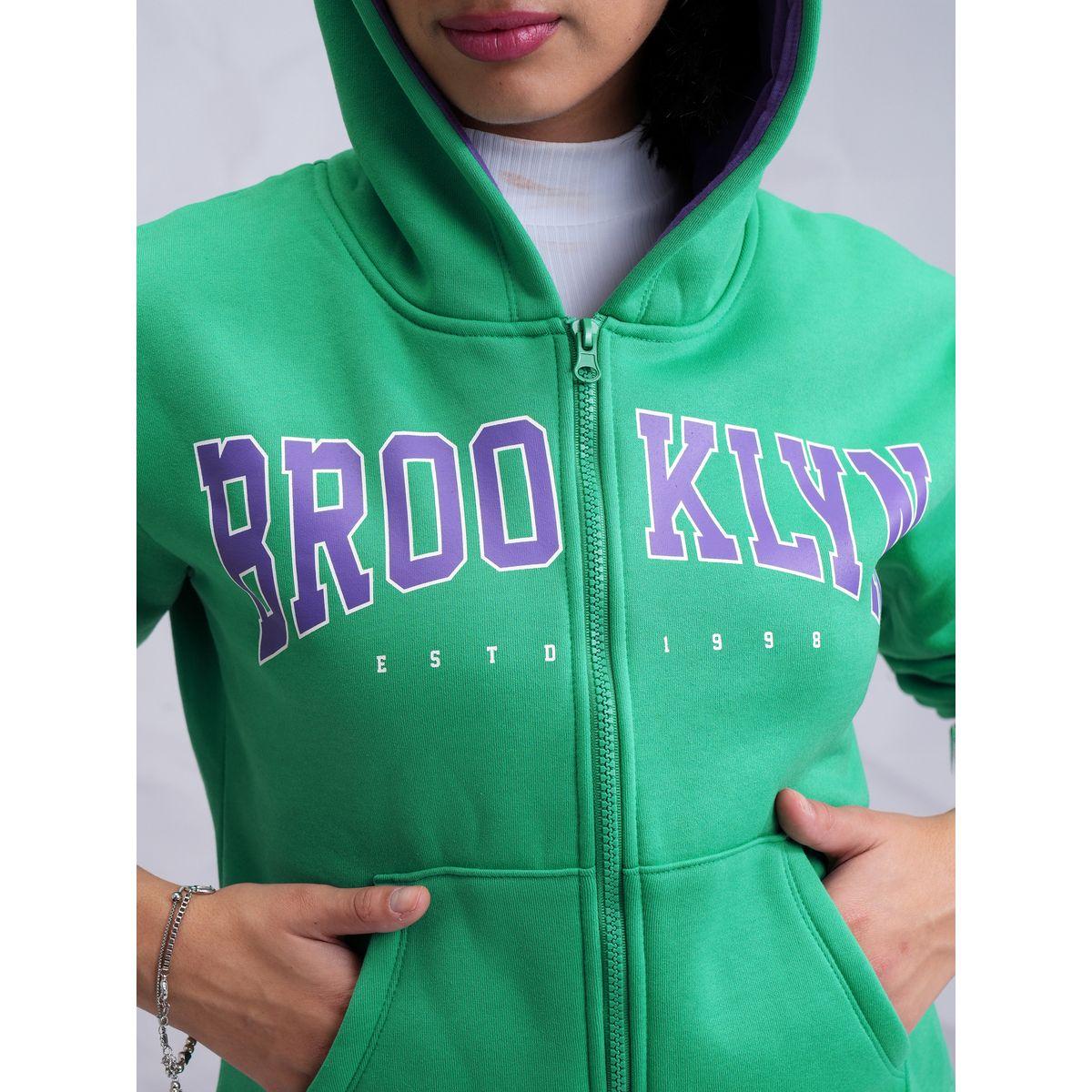 Tokyo Talkies X Styli  Zipper Front Printed Hooded Sweatshirt-women-winterwear-hoodiesandsweatshirts-sweatshirts-image-5