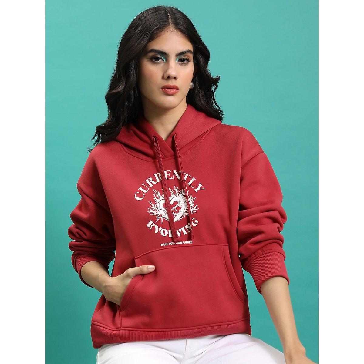 Tokyo Talkies X Styli  Regular Fit Printed Hooded Sweatshirt-women-winterwear-hoodiesandsweatshirts-sweatshirts-image-1