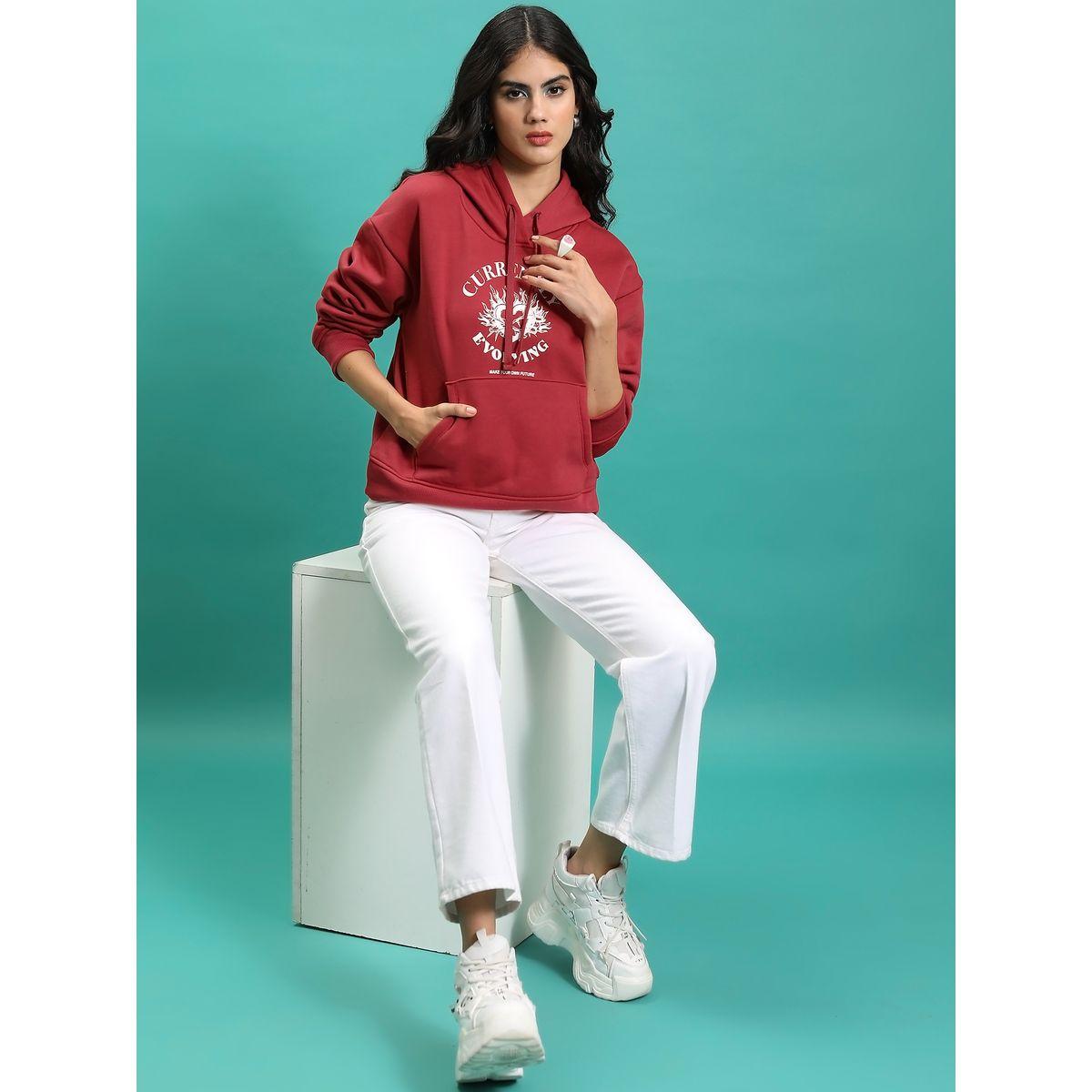 Tokyo Talkies X Styli  Regular Fit Printed Hooded Sweatshirt-women-winterwear-hoodiesandsweatshirts-sweatshirts-image-2