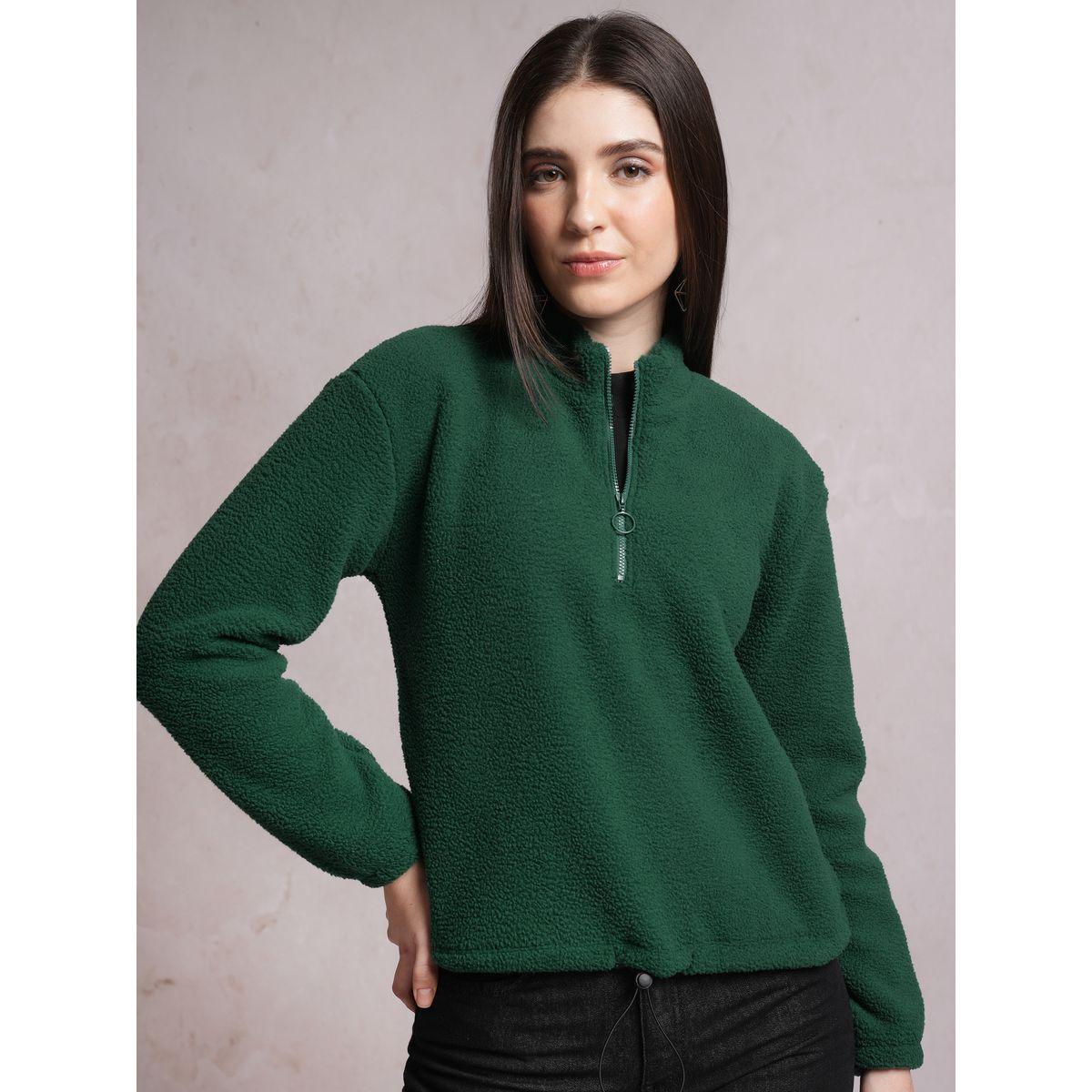 Tokyo Talkies X Styli  Regular Fit Textured Sweatshirt-women-winterwear-hoodiesandsweatshirts-sweatshirts-image-1