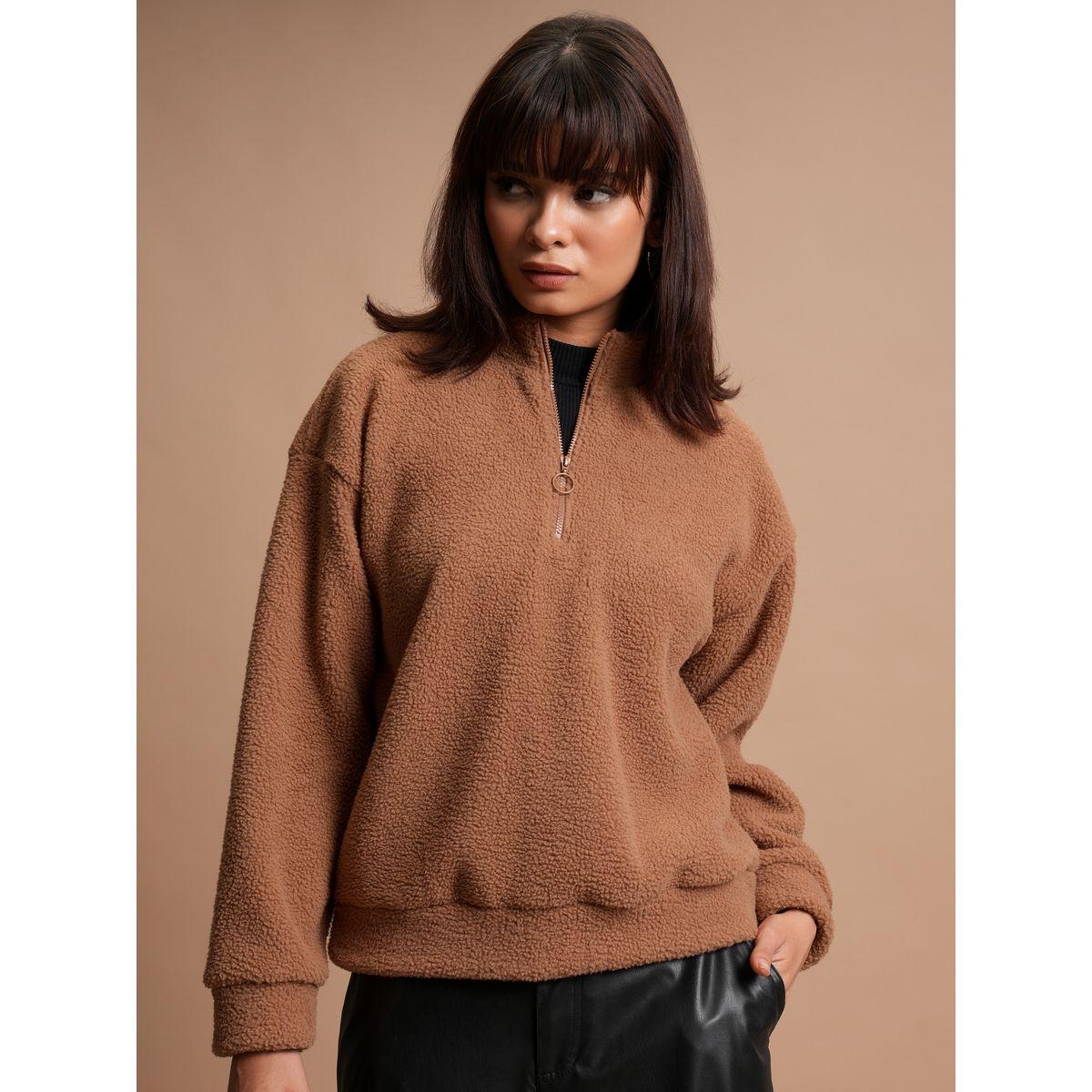Tokyo Talkies X Styli  Drop Shoulder Relaxed Fit Sweatshirt-women-winterwear-hoodiesandsweatshirts-sweatshirts-image-1