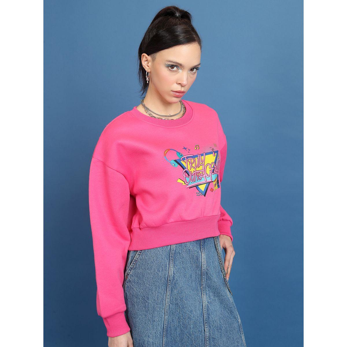 Tokyo Talkies X Styli  Retro Graphic Print Dropped Shoulder Sweatshirt-women-clothing-hoodiesandsweatshirts-sweatshirts-image-6