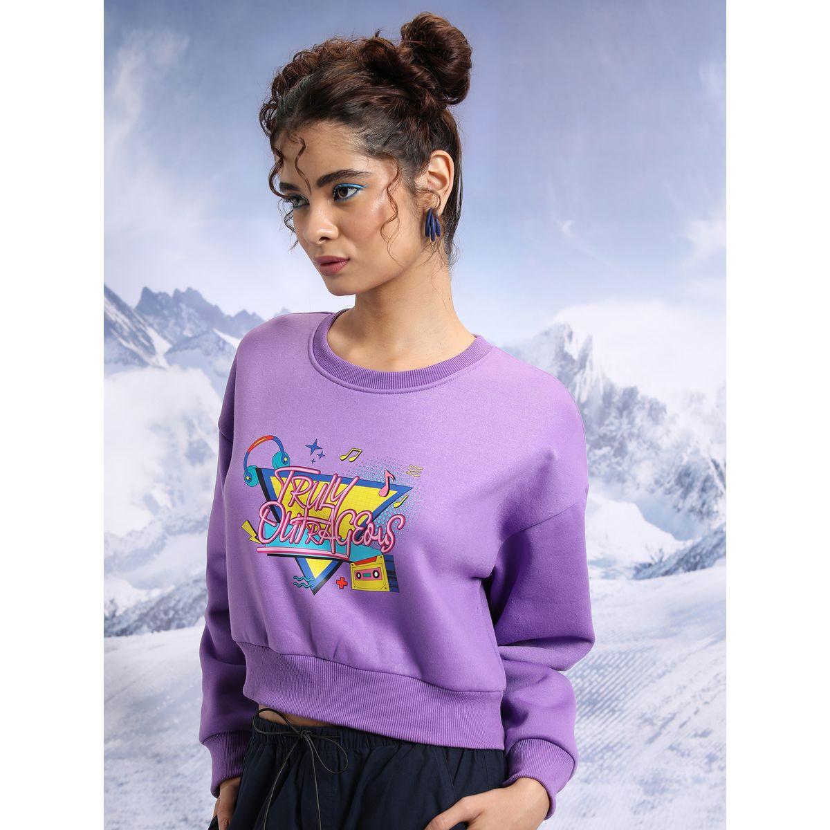 سويت شيرت بطبعة جرافيك مع أكتاف منخفضة طوكيو توكيز × ستايلي-women-clothing-hoodiesandsweatshirts-sweatshirts-image-4