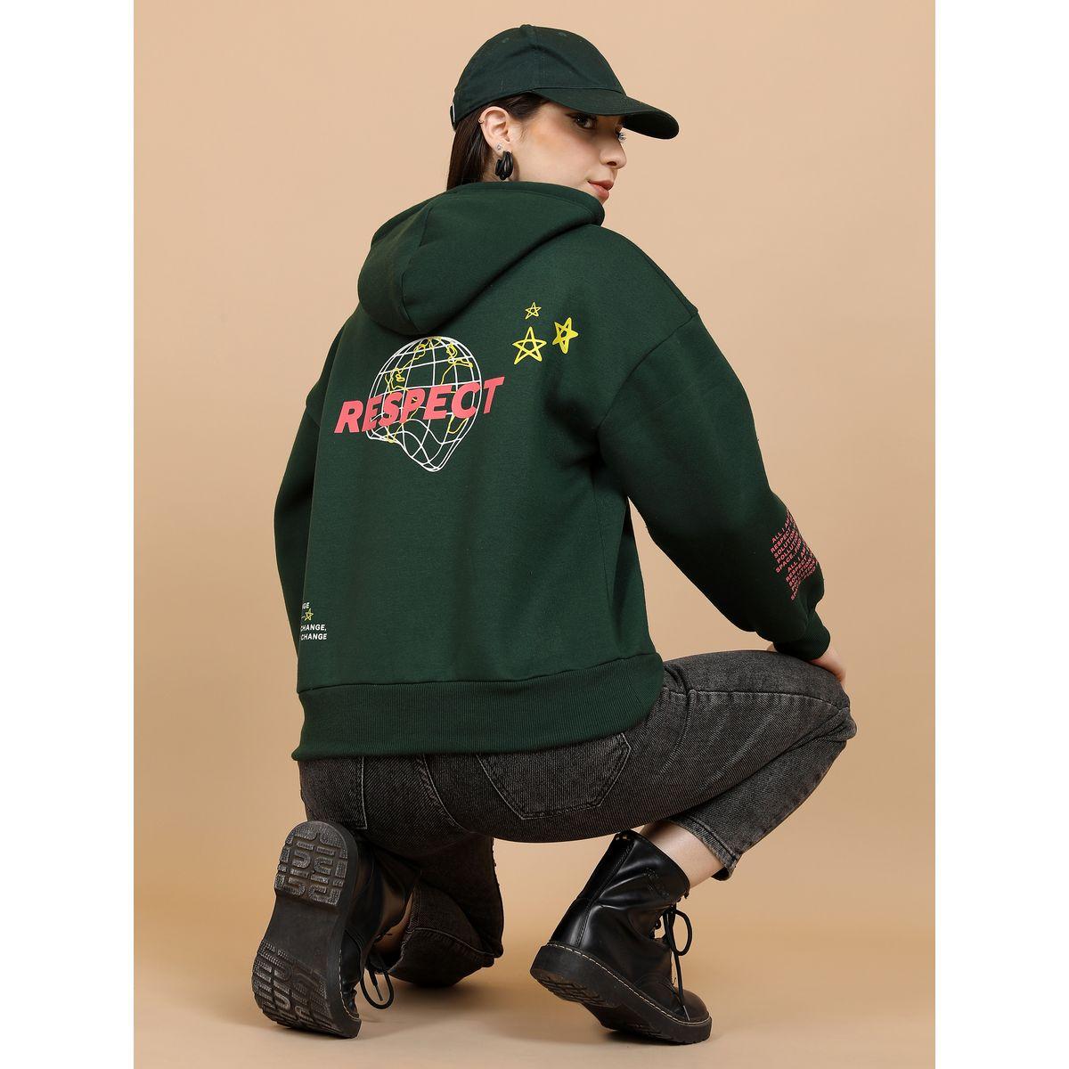 سويت شيرت بطبعة كتابة وأكتاف منخفضة طوكيو توكيز × ستايلي-women-winterwear-hoodiesandsweatshirts-sweatshirts-image-2