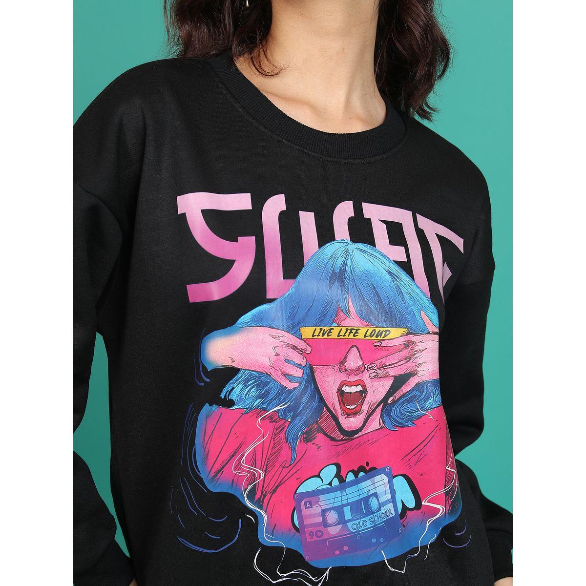 سويت شيرت فضفاض بطبعة جرافيك طوكيو توكيز × ستايلي-women-winterwear-hoodiesandsweatshirts-sweatshirts-image-5