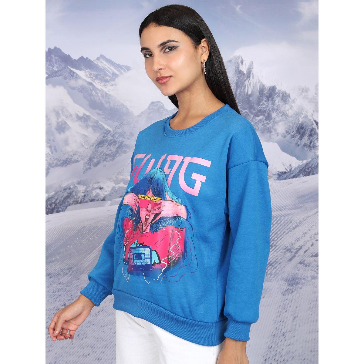 سويت شيرت فضفاض بطبعة جرافيك طوكيو توكيز × ستايلي-women-winterwear-hoodiesandsweatshirts-sweatshirts-image-4