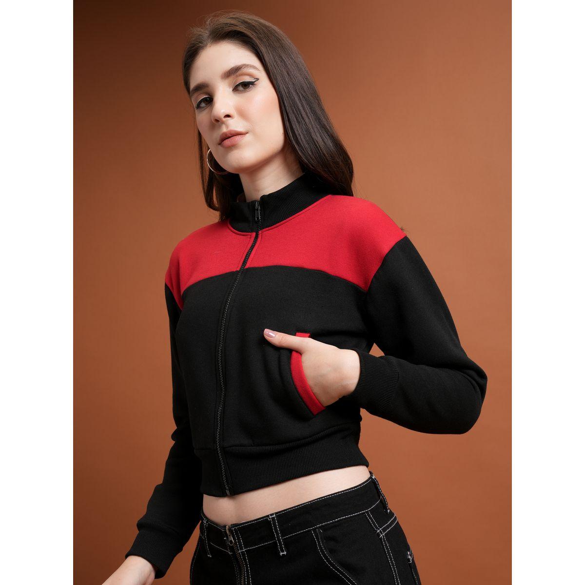 سويت شيرت قصير بنمط كتل الالوان طوكيو توكيز × ستايلي-women-clothing-hoodiesandsweatshirts-sweatshirts-image-4