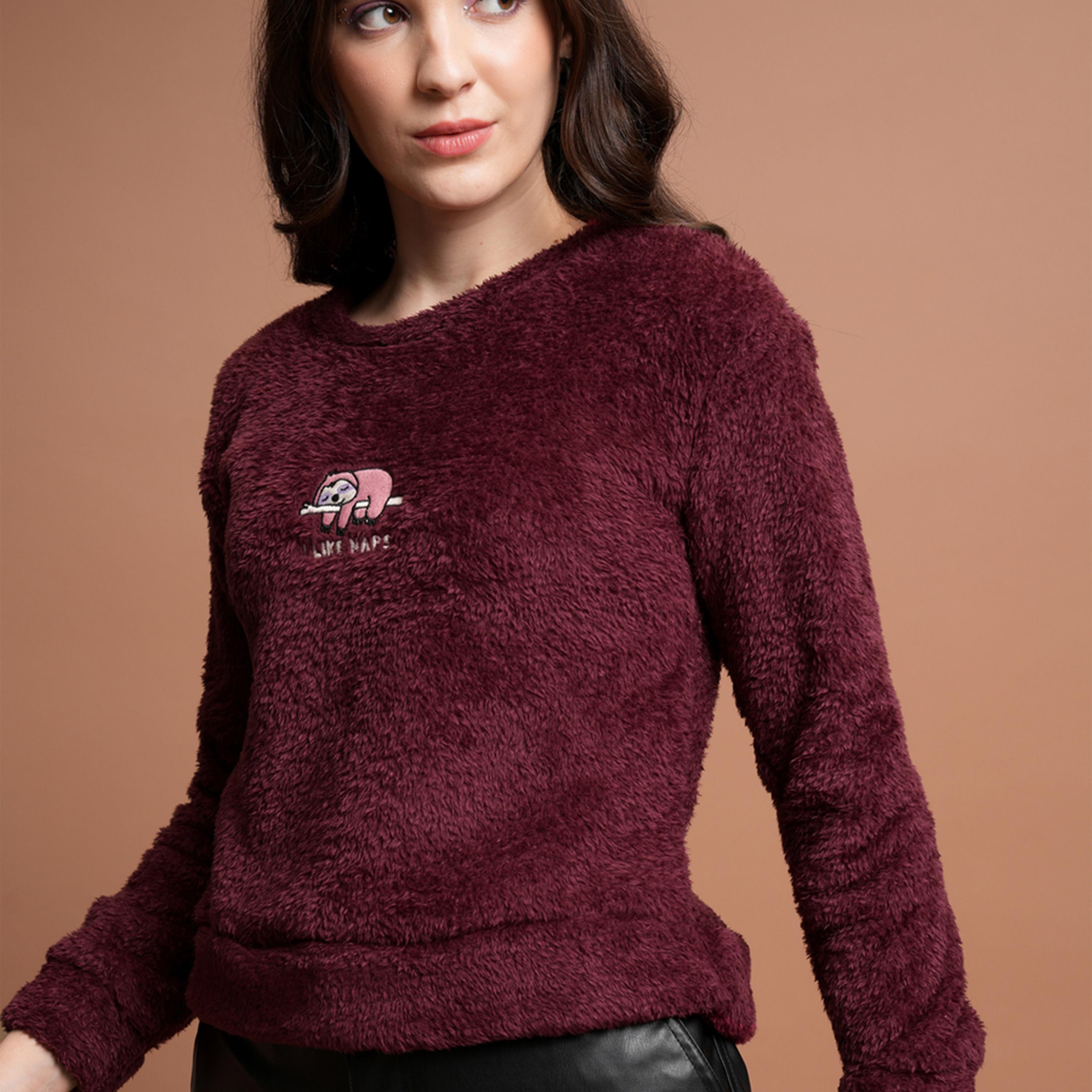 طوكيو توكيز × ستايلي - سويت شيرت مطرز برقبة دائرية-women-winterwear-hoodiesandsweatshirts-sweatshirts-image-3