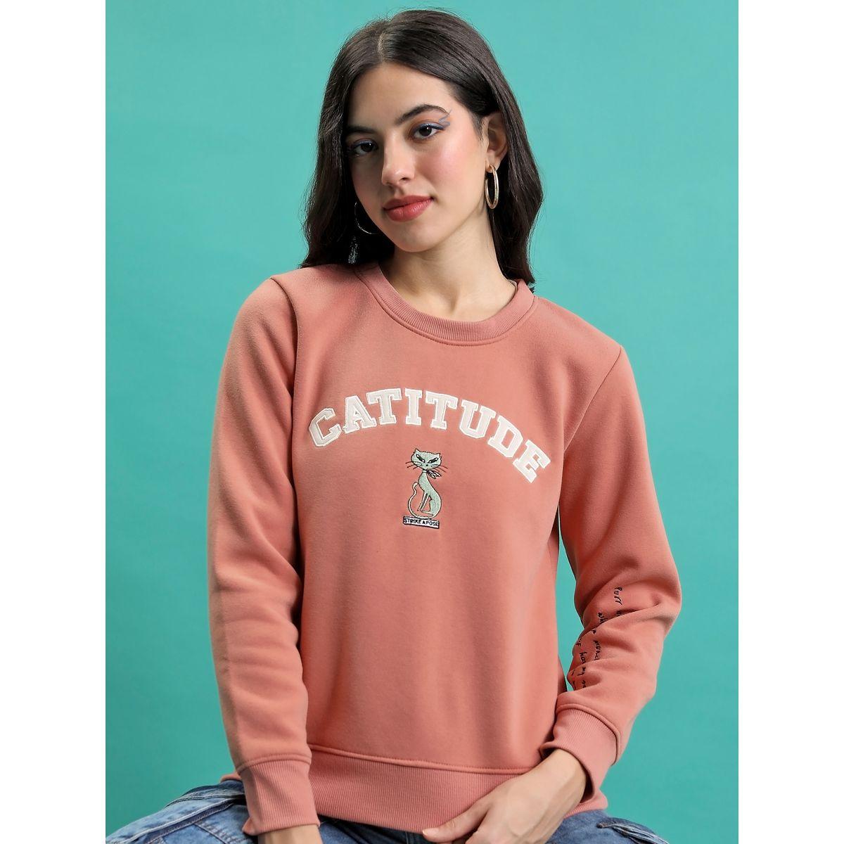 Tokyo Talkies X Styli  Embroidered Round Neck Sweatshirt with Long Sleeves-women-clothing-hoodiesandsweatshirts-sweatshirts-image-1