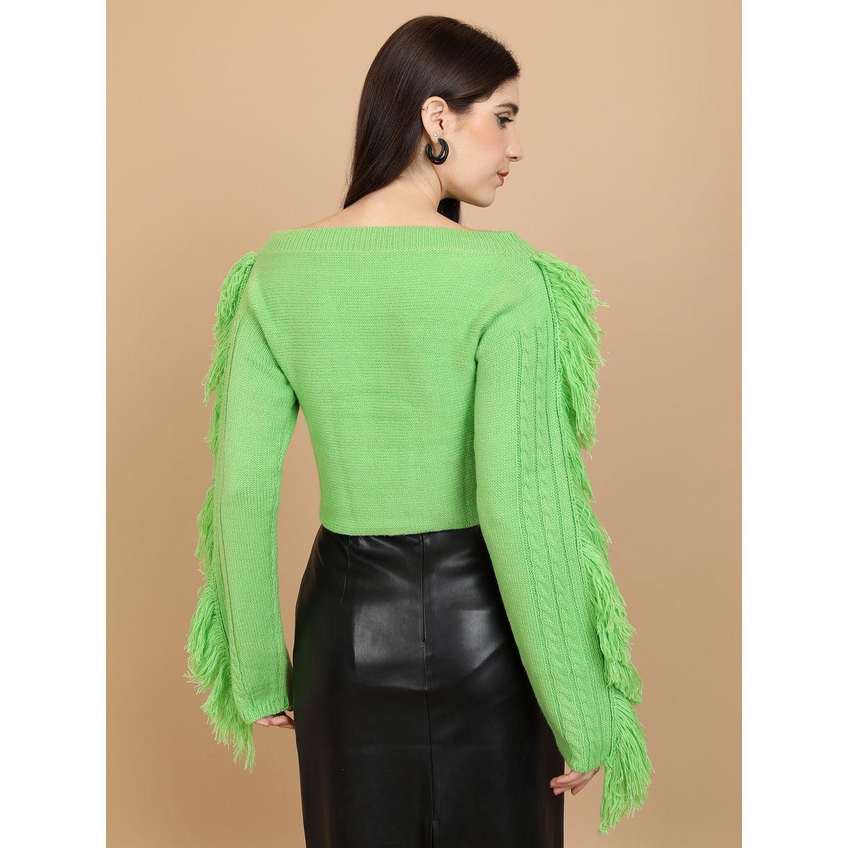 سويتر بتفاصيل بارزة الملمس مع ياقة بنمط قارب طوكيو توكيز × ستايلي-women-winterwear-cardigansandjumpers-jumpers-image-3
