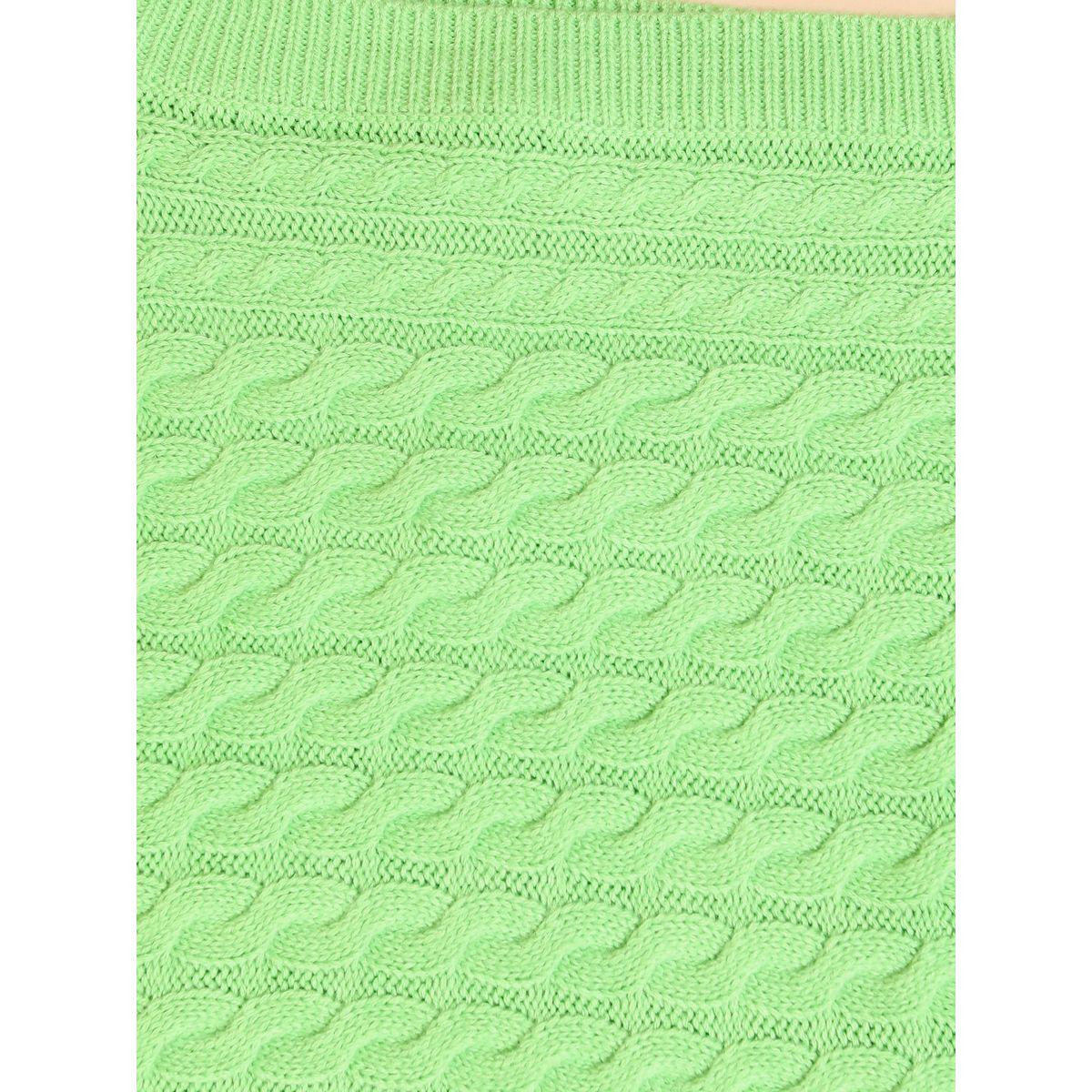 Tokyo Talkies X Styli  Textured Cable Knit Boat Neck Sweater-women-winterwear-cardigansandjumpers-jumpers-image-7