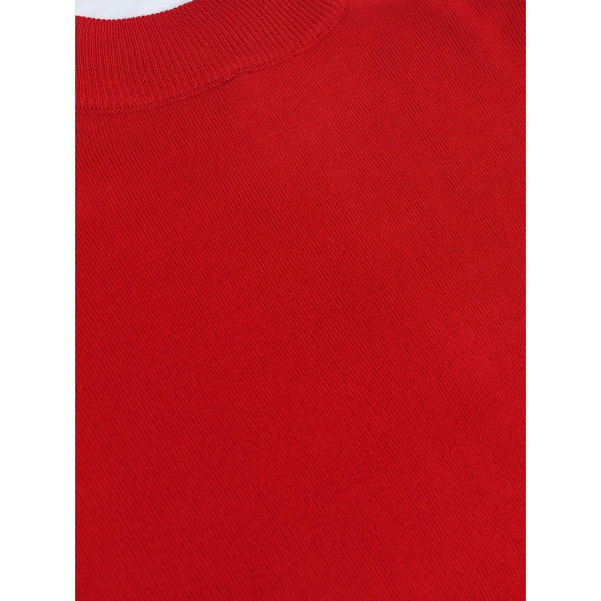 Tokyo Talkies X Styli  Ribbed High Neck Sweater with Long Sleeves-women-winterwear-cardigansandjumpers-jumpers-image-7