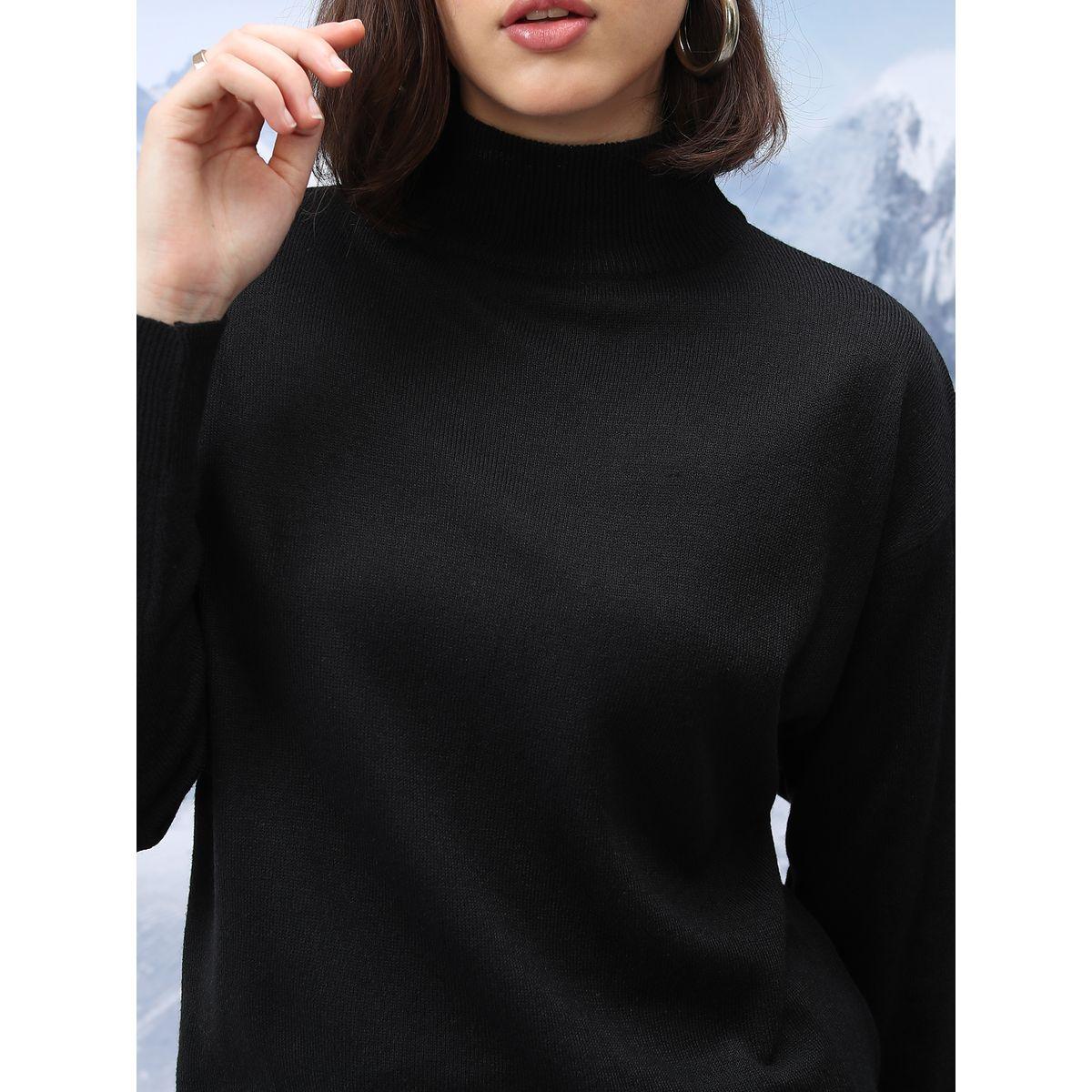 Tokyo Talkies X Styli  Solid Turtle Neck Sweater-women-clothing-cardigansandjumpers-jumpers-image-5