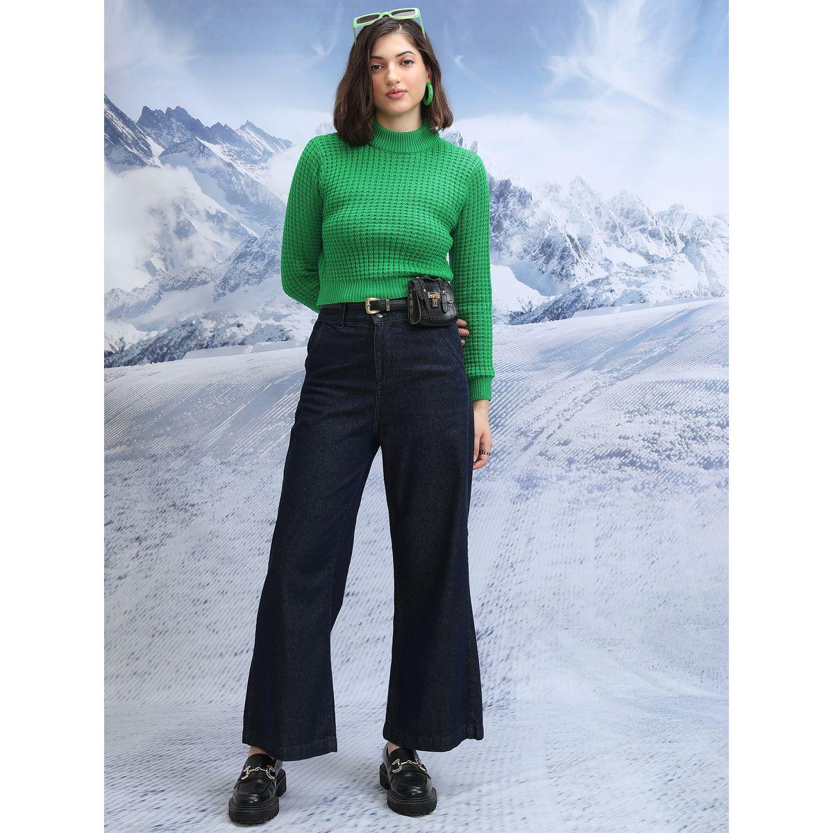 سويتر قصير بتفاصيل بارزة الملمس وياقة عالية طوكيو توكيز × ستايلي-women-clothing-cardigansandjumpers-jumpers-image-2