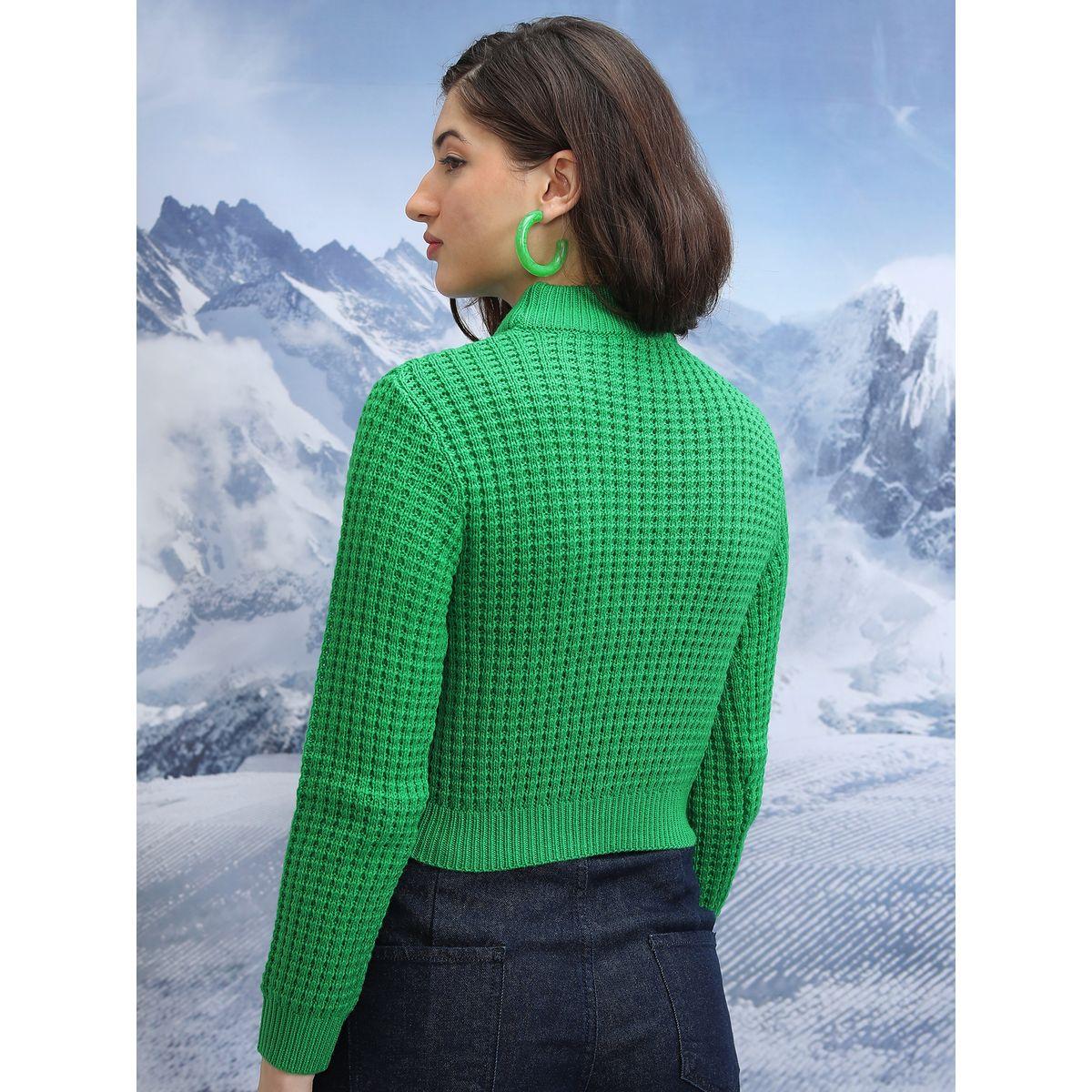 سويتر قصير بتفاصيل بارزة الملمس وياقة عالية طوكيو توكيز × ستايلي-women-clothing-cardigansandjumpers-jumpers-image-5