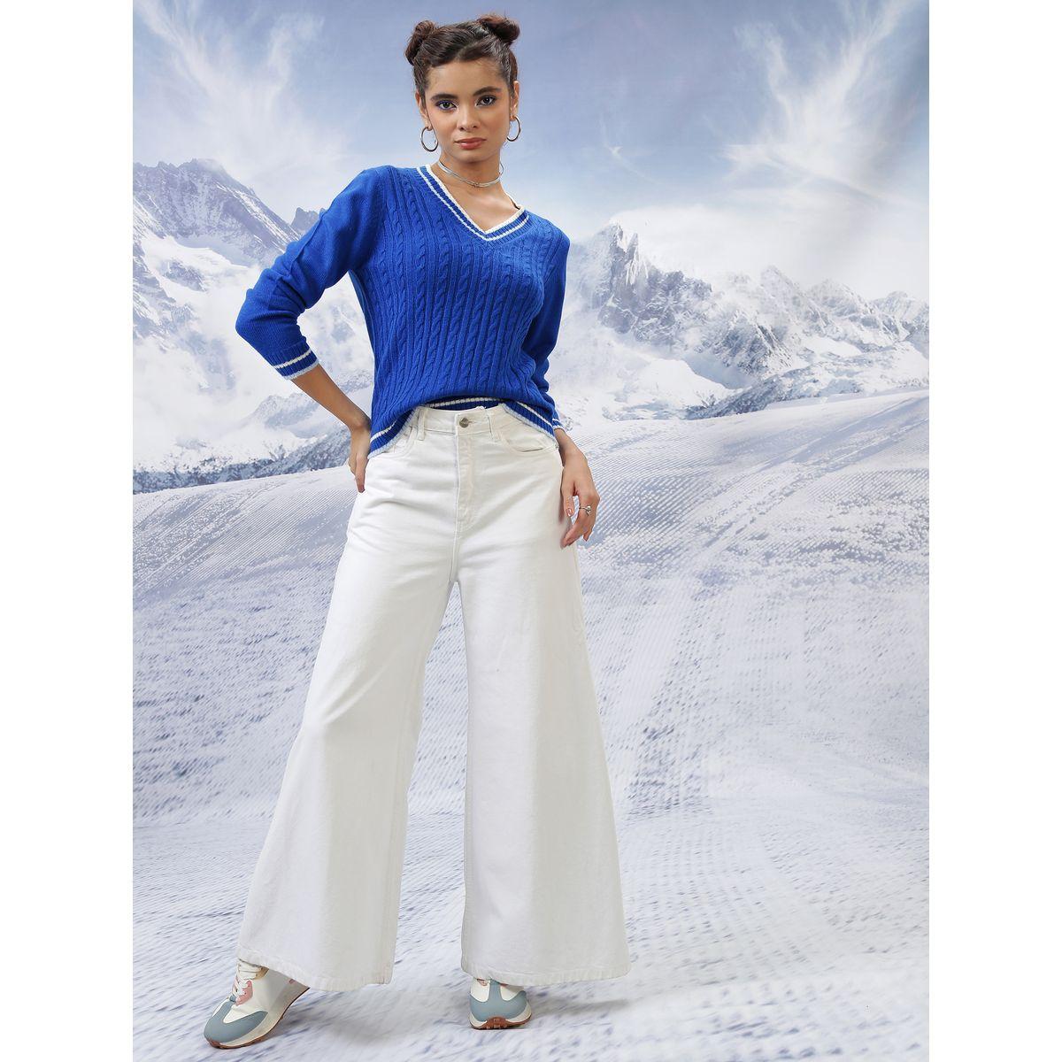 سويتر بتفاصيل محبوكة وأكمام طويلة-women-winterwear-cardigansandjumpers-jumpers-image-2