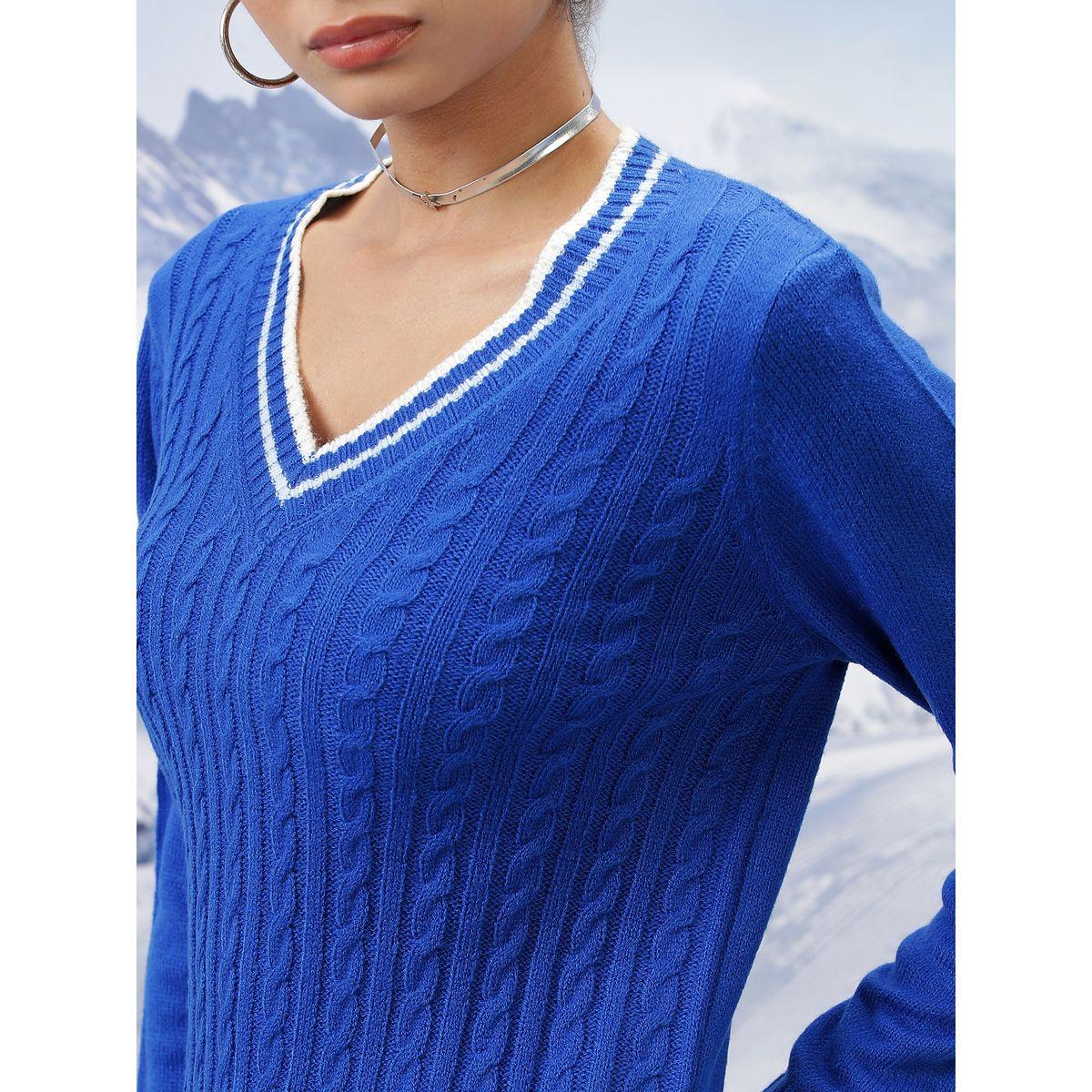 سويتر بتفاصيل محبوكة وأكمام طويلة-women-winterwear-cardigansandjumpers-jumpers-image-5