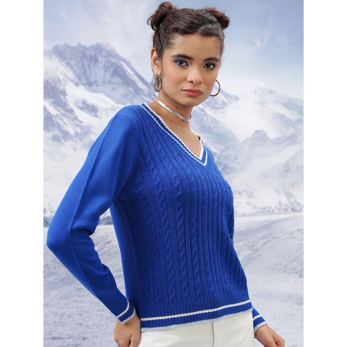 سويتر بتفاصيل محبوكة وأكمام طويلة-women-winterwear-cardigansandjumpers-jumpers-image-6