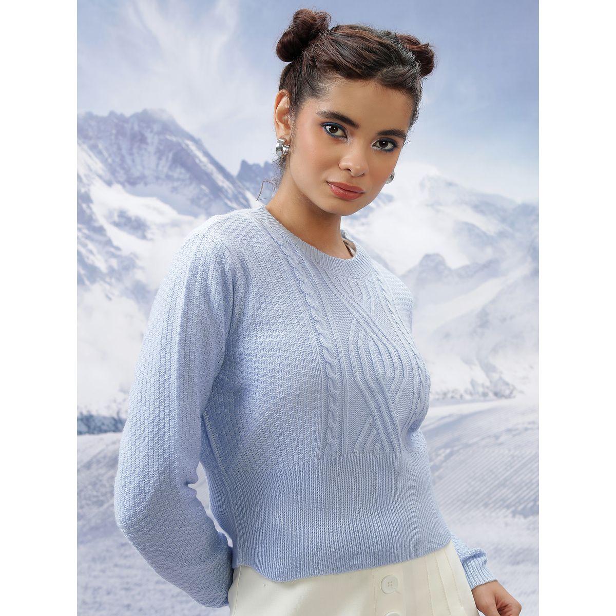 Tokyo Talkies X Styli  Cable Knit Round Neck Sweater-women-clothing-cardigansandjumpers-jumpers-image-6