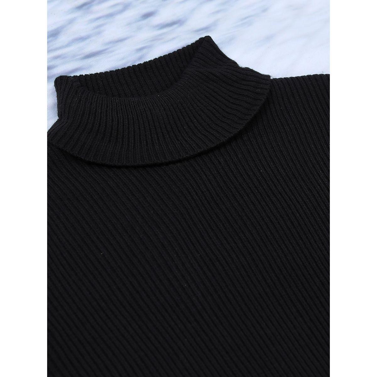 Tokyo Talkies X Styli  Ribbed Knit Turtle Neck Sweater-women-winterwear-cardigansandjumpers-jumpers-image-7