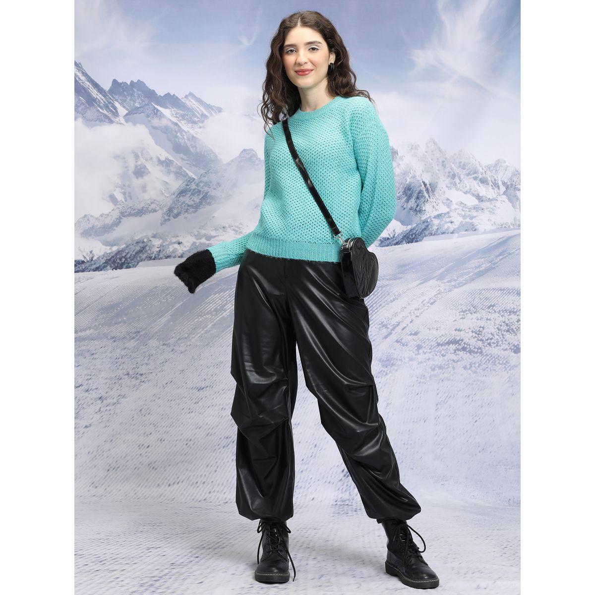 سويتر بتفاصيل محبوكة وياقة دائرية-women-winterwear-cardigansandjumpers-jumpers-image-2