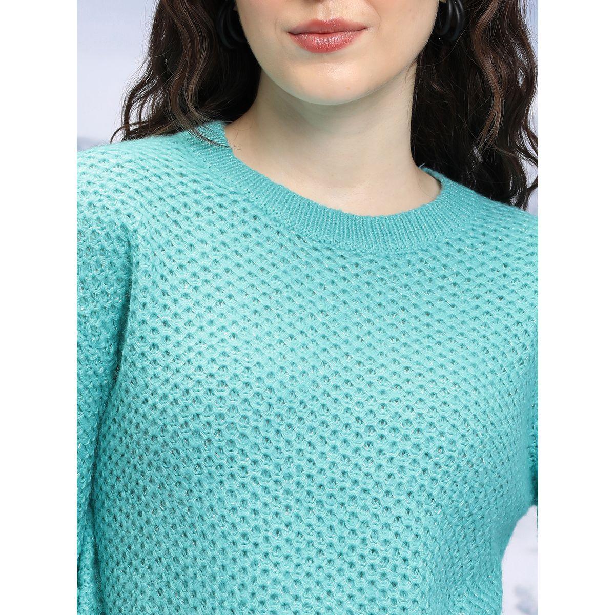Tokyo Talkies Cable Knit Round Neck Sweater-women-winterwear-cardigansandjumpers-jumpers-image-5