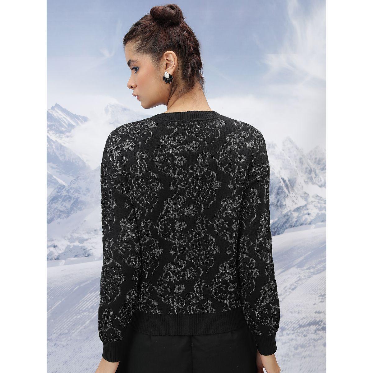 Tokyo Talkies X Styli  Textured Round Neck Sweater-women-clothing-cardigansandjumpers-jumpers-image-3