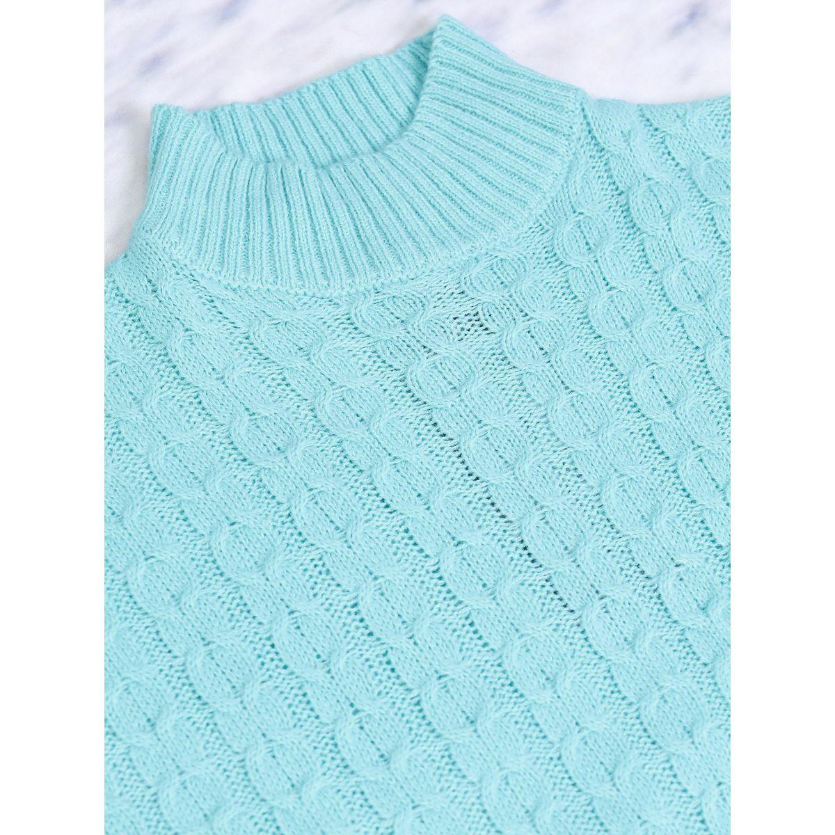 Tokyo Talkies X Styli  Cable Knit High Neck Sweater-women-winterwear-cardigansandjumpers-jumpers-image-7