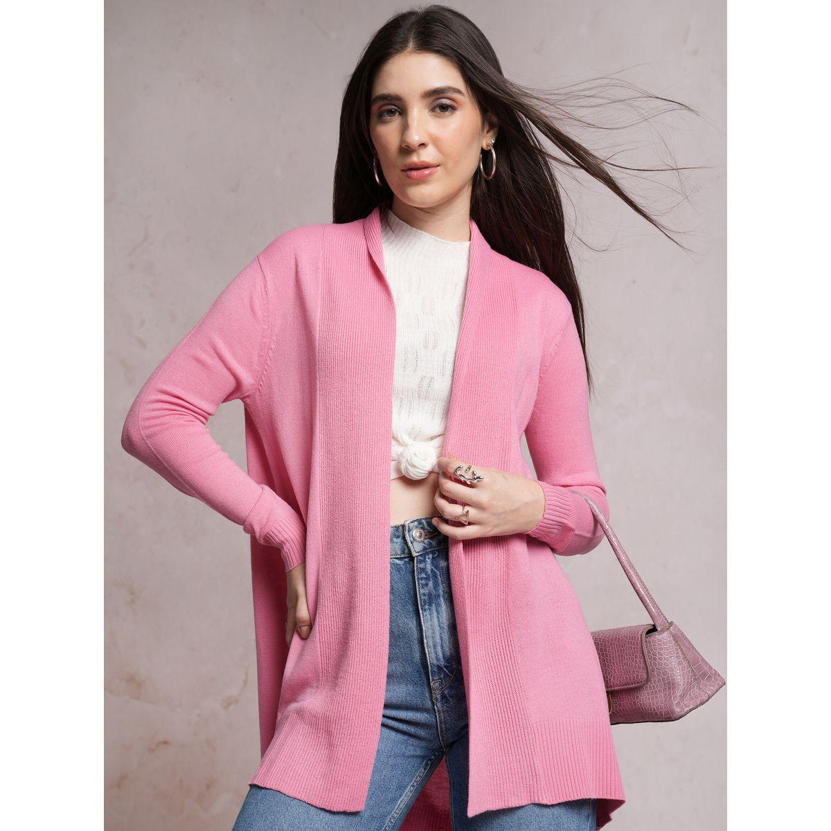 Tokyo Talkies X Styli  Open Front Longline Cardigan-women-clothing-cardigansandjumpers-jumpers-image-1
