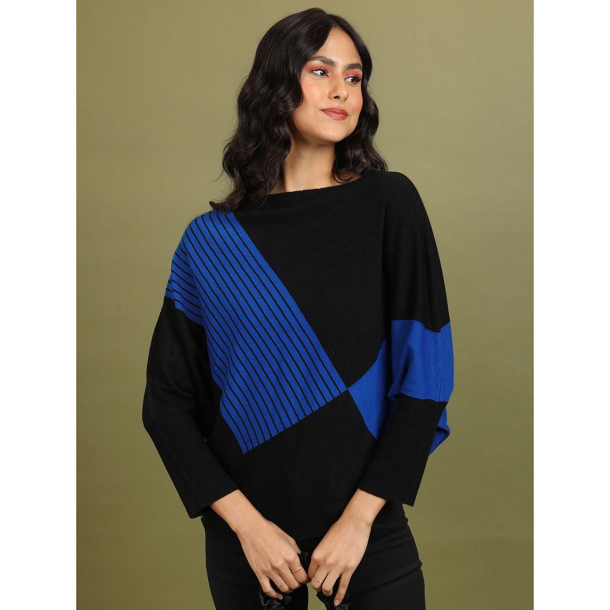 Tokyo Talkies X Styli  Colourblock Oversized Sweater-women-clothing-cardigansandjumpers-jumpers-image-1