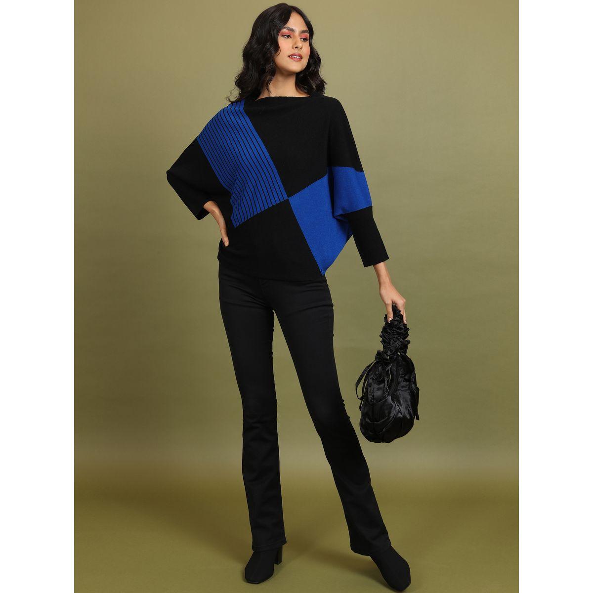 Tokyo Talkies X Styli  Colourblock Oversized Sweater-women-clothing-cardigansandjumpers-jumpers-image-2