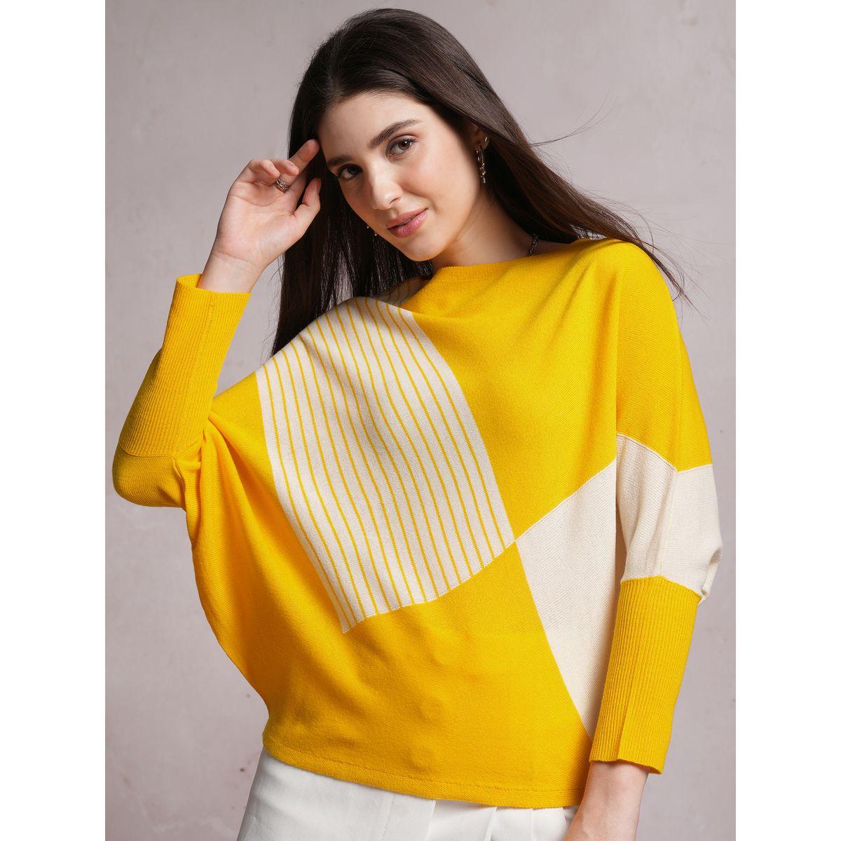 سويتر فضفاض بنمط كتل الالوان طوكيو توكيز × ستايلي-women-clothing-cardigansandjumpers-jumpers-image-1