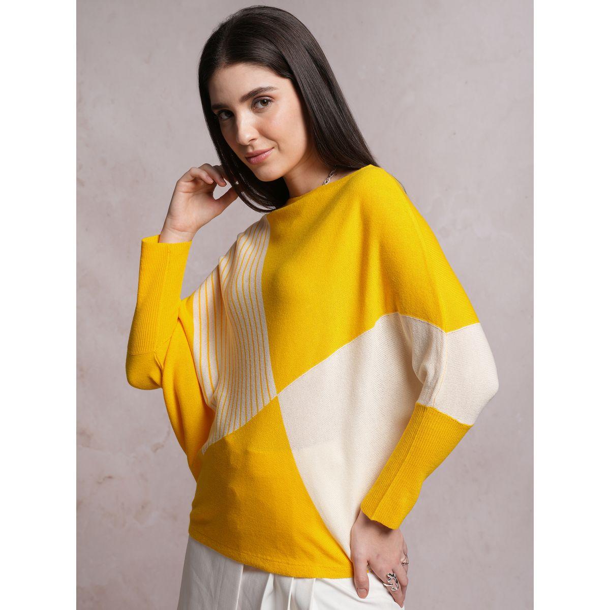 سويتر فضفاض بنمط كتل الالوان طوكيو توكيز × ستايلي-women-clothing-cardigansandjumpers-jumpers-image-4