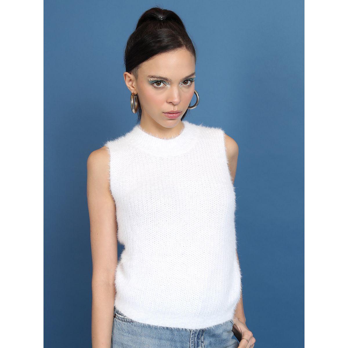 سويتر مزين بريش مع قصة سليم فت طوكيو توكيز × ستايلي-women-clothing-cardigansandjumpers-jumpers-image-2