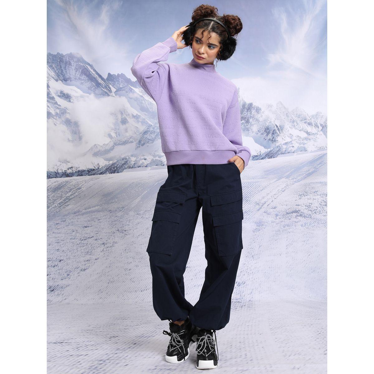 سويتر بقصة مريحة وياقة عالية طوكيو توكيز × ستايلي-women-clothing-cardigansandjumpers-jumpers-image-2