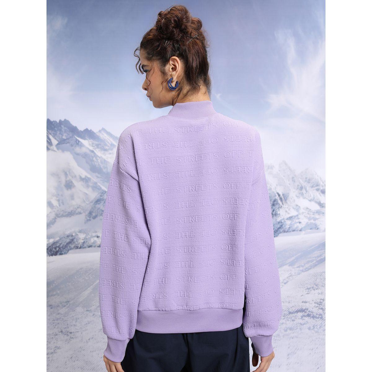 Tokyo Talkies X Styli  Relaxed Fit Embossed Pattern Turtle Neck Sweater-women-clothing-cardigansandjumpers-jumpers-image-3