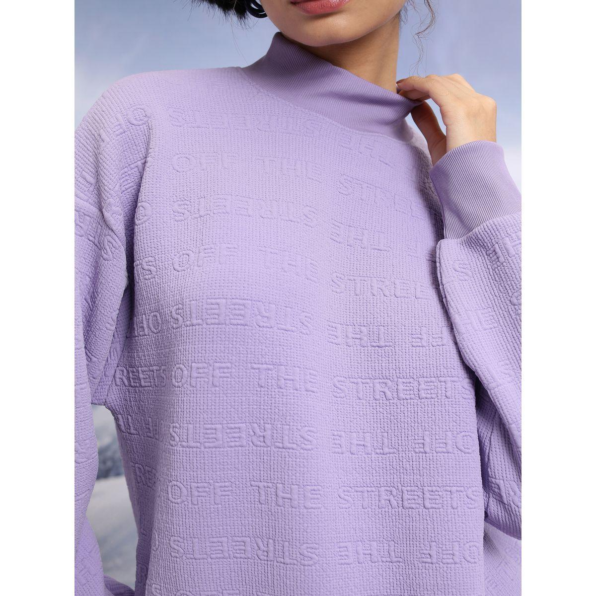 Tokyo Talkies X Styli  Relaxed Fit Embossed Pattern Turtle Neck Sweater-women-clothing-cardigansandjumpers-jumpers-image-5