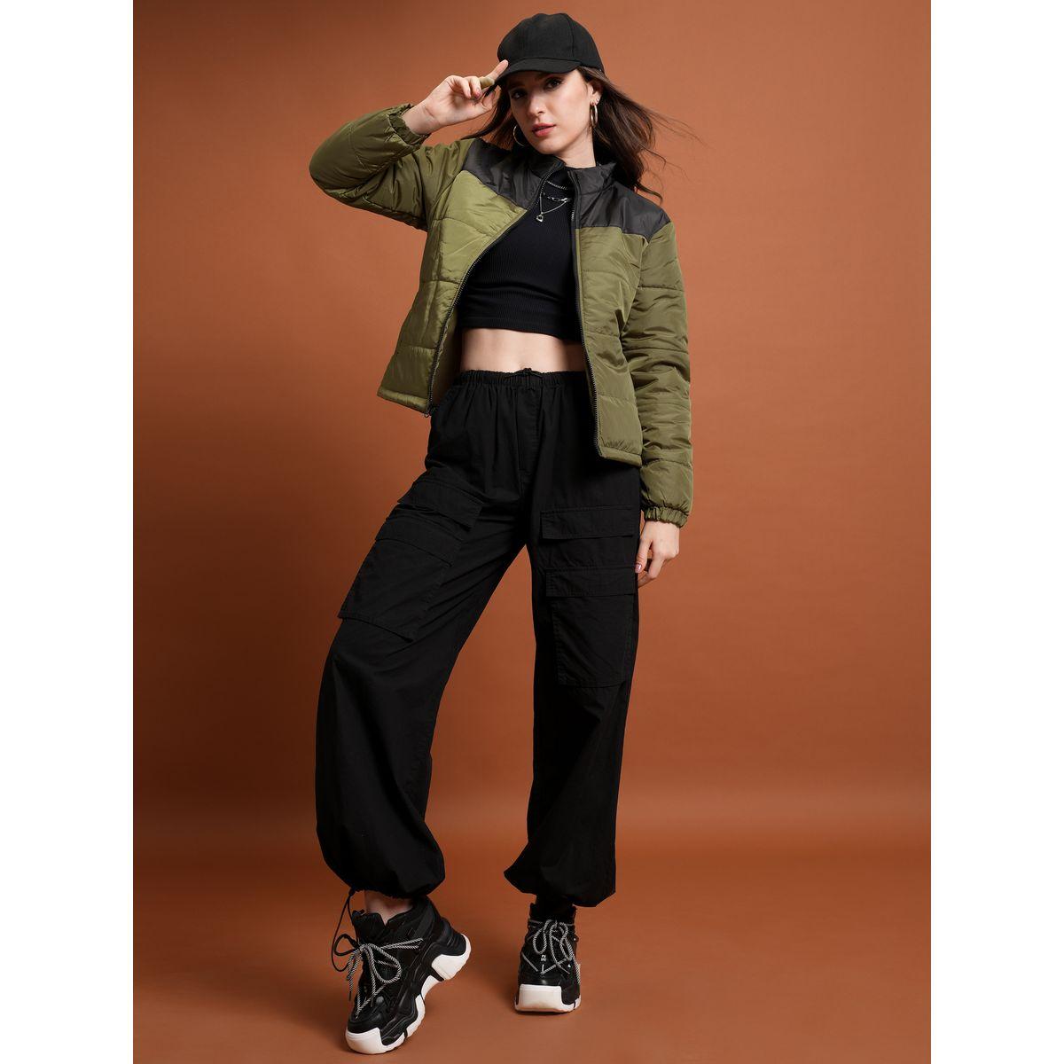 Tokyo Talkies X Styli  Colorblock High Neck Padded Jacket-women-winterwear-coatsandjackets-jackets-image-2