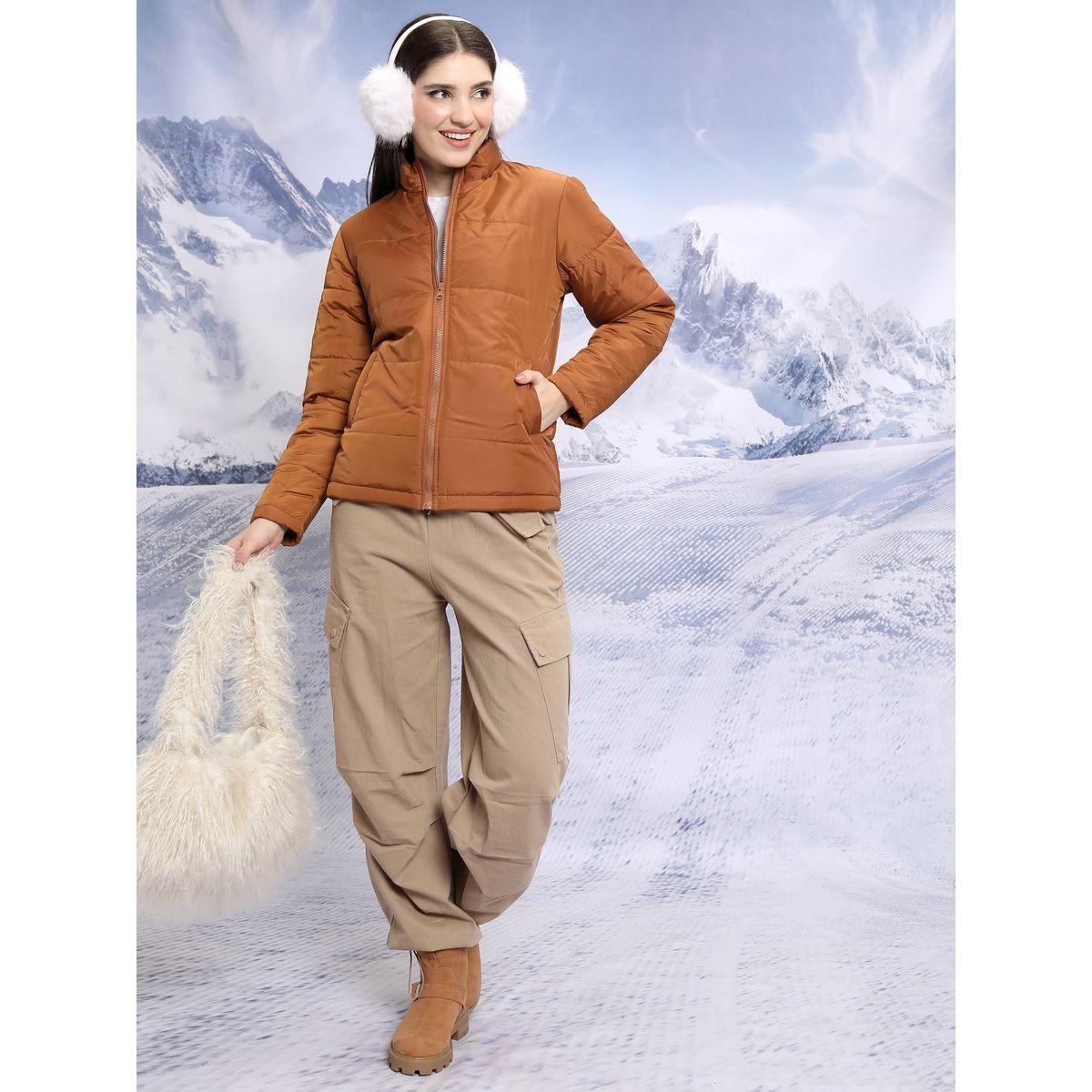 Tokyo Talkies X Styli  Quilted High Neck Padded Jacket-women-winterwear-coatsandjackets-jackets-image-2