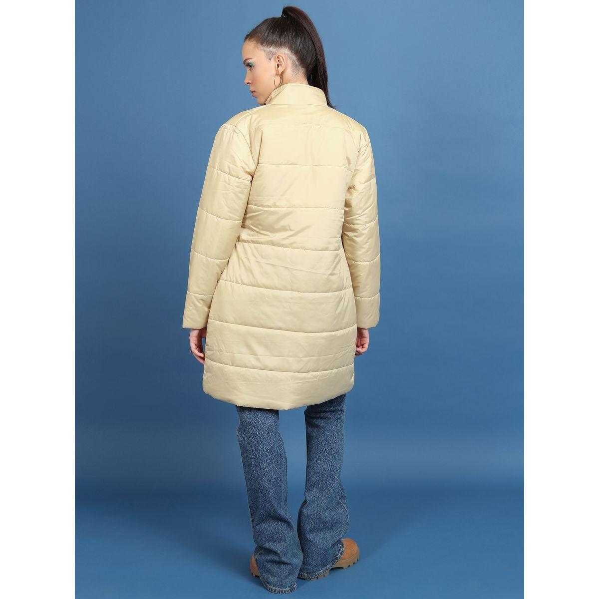 Tokyo Talkies X Styli  Longline High Neck Padded Jacket-women-clothing-coatsandjackets-coats-image-3