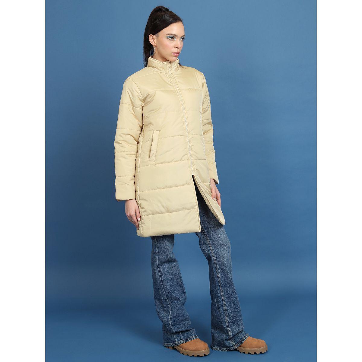 Tokyo Talkies X Styli  Longline High Neck Padded Jacket-women-clothing-coatsandjackets-coats-image-4