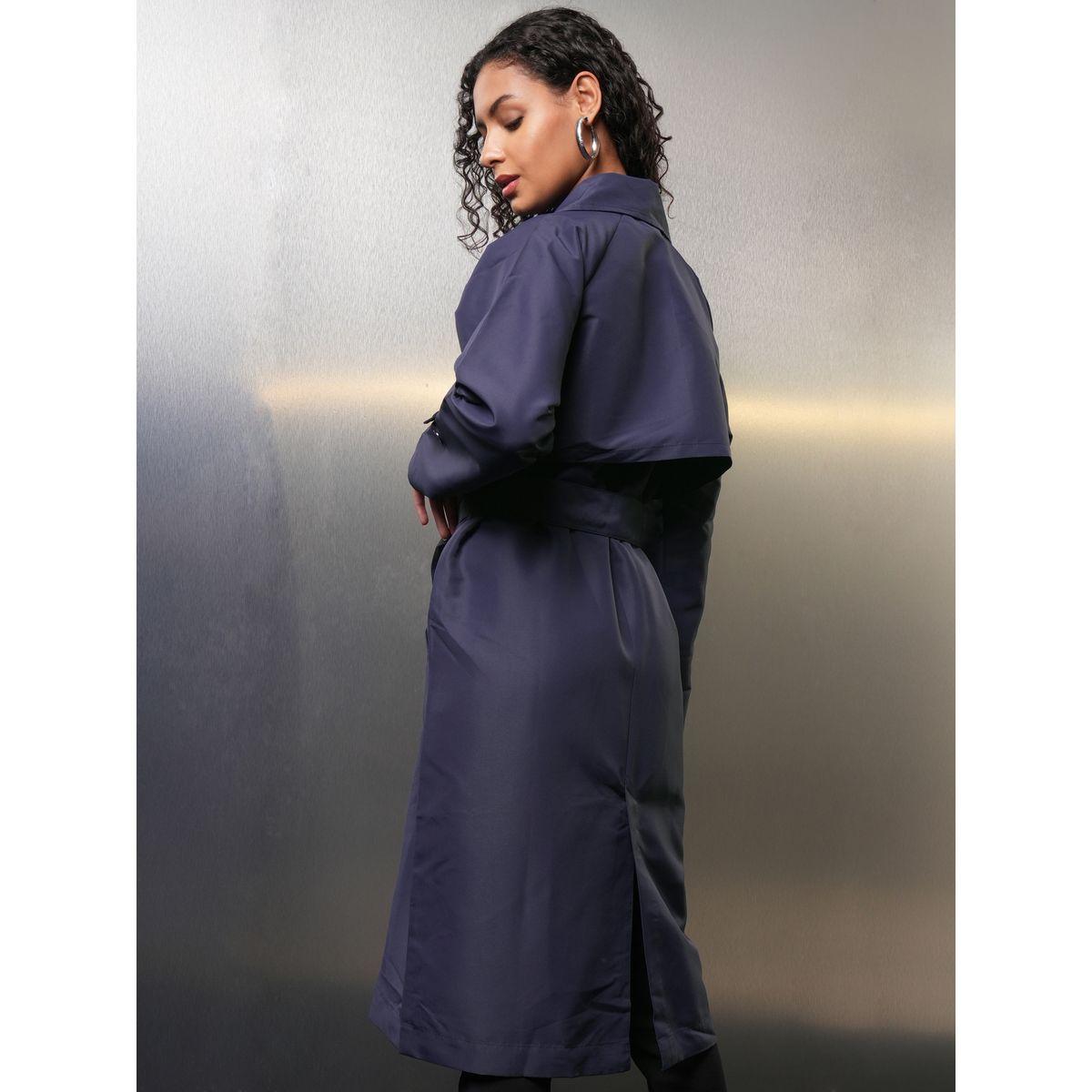 Tokyo Talkies X Styli  Regular Fit Longline Button Through Trench Coat-women-clothing-coatsandjackets-coats-image-3