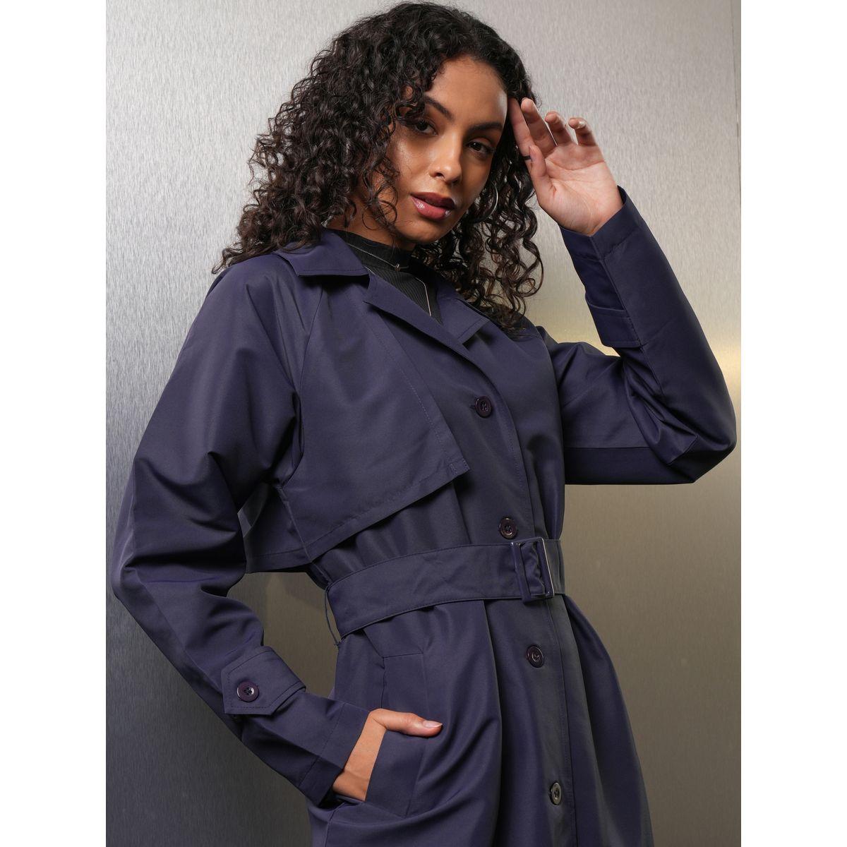 Tokyo Talkies X Styli  Regular Fit Longline Button Through Trench Coat-women-clothing-coatsandjackets-coats-image-6