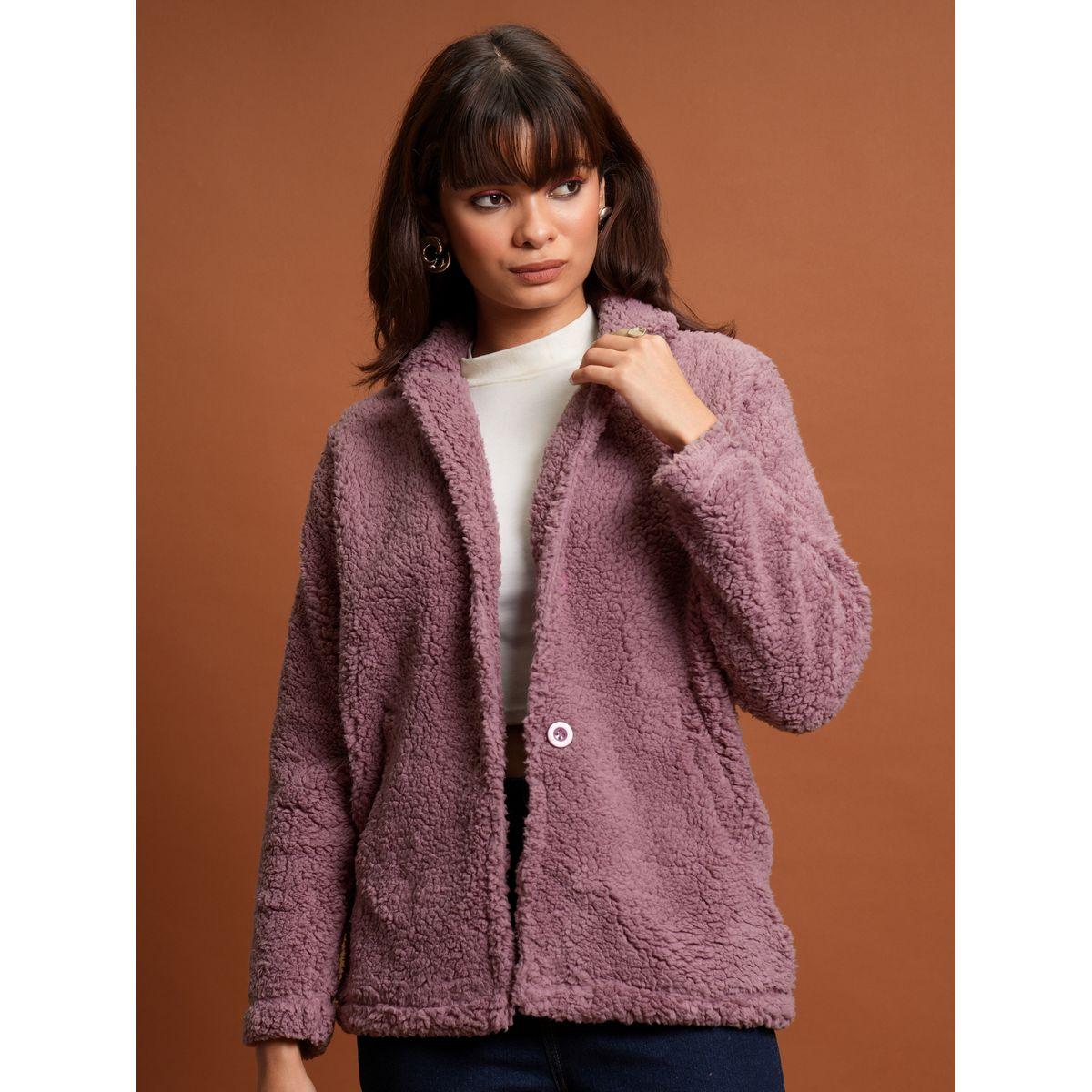 جاكيت بومبر بياقة وأكمام طويلة طوكيو توكيز × ستايلي-women-winterwear-coatsandjackets-jackets-image-1