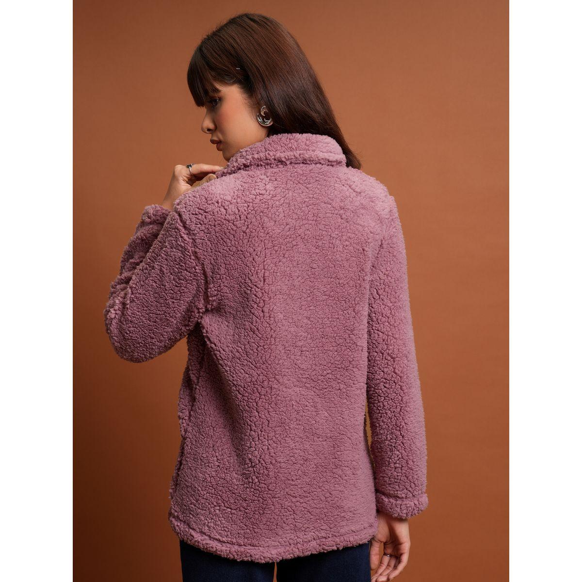 جاكيت بومبر بياقة وأكمام طويلة طوكيو توكيز × ستايلي-women-winterwear-coatsandjackets-jackets-image-3